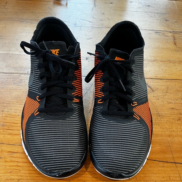 Nike Free Trainer 3.0 V4 Tumbled Grey Total Orange - Picture 8 of 12
